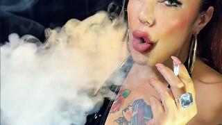 Creamy smoke in PVC Vinyl - Dunhill White 100