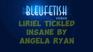 PT 1 Liriel Tickled Insane By Angela Ryan - This red headed fetish model tickles another helpless girl on her feet, armpits and her ribs! 720P