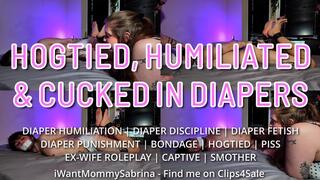 Hogtied, Humiliated & Cucked in Captivity by Ex-Wife (Featuring iWantMommySabrina & Teddy Dredd) [WMV]