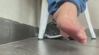 Chinese Aunt Candid Feet