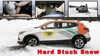 Irina got stuck hard in the snow in tights without panties 1080 full video 29 min
