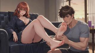 Foot Worship Fantasies #7: Stepmom's Secret Sole Surrender