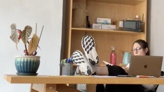 At Work Ignoring You & Propping My Sneakers Up On My Desk