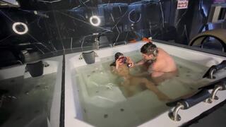 BEHIND THE SCENES - underwater breathing game - snorkel goggles