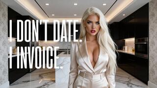 I DON'T DATE. I INVOICE.