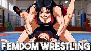 Femdom Female Wrestling - Rika Shows Total Superiority On The Mat