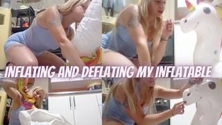 Inflating and deflating my inflatable