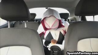 ASMR SpiderGwen Brushing