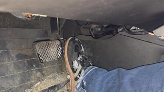 Morning drive in new sneakers