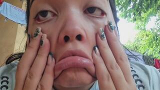 Out-of-shape face fetish