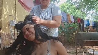 My hair, her passion