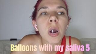 Balloons with my saliva 5