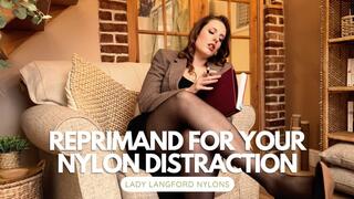 Reprimanded by The Boss - Caught Looking at Nylon Clad Legs in the Office & Told Off