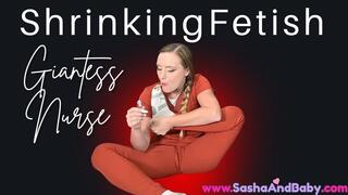 Shrinking Fetish - Giantess Nurse Torments Tiny Man - Stomp - Shrunk - Torment by Giant Woman - Ankle Socks - Medical Fetish
