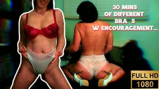 30 mins of bra try-ons