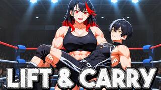 Princess Carry Humiliation - Rika Owns Your Body Like Its Hers | Mixed Wrestling & Fighting