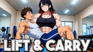 Bridal Carry Humiliation - Rika Holds You Like A Helpless Little Baby | Femdom Lift & Carry