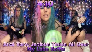 4:10:- Anal Vore: Jealous Tinies All Over My Lube Bottle - Shaykeybonez - Ass - Goth - Tiny - Giantess - Goth