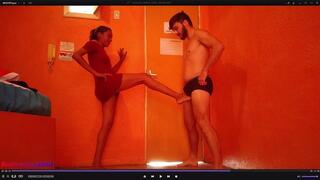 Do you want to see my panties?! So spread your legs!