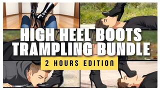 High Heel Boots Mega Compilation - 2 Hours of Relentless Face & Cock Trampling Animation