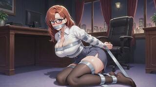 Bondage Fantasies #96: Secretary's Confessional Hogtie Surrender