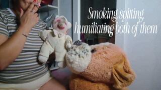 Smoking, spitting, humiliating both of them