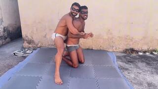 HEAVYWEIGHT DOMINATION: Brutal Bearhugs & Power Leglocks