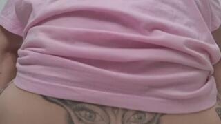 My plus is humiliated by my big pee.