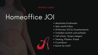 Homeoffice JOI | Avalee Audio | German | Soft Fdom | Sensual | Countdown | Erotikaudio für hart arbeitende Männer, die mal eine kleine versaute Pause brauchen