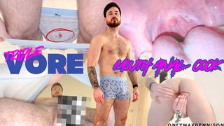 TRIPLE VORE - mouth anal cock
