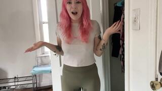 shoplifter pisses pants