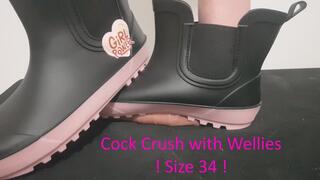 LittleShoes - Cock Crush "Girl Power" Wellies | Size 34EU