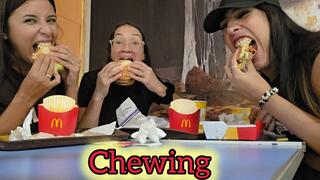 Alessia and Jasmine swallowed Grecia burps and farts