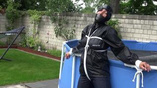 Archive Clip with Sandra bound and massive gagged outdoor