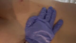 PegSlut getting Big white enjoy the pain