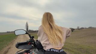Driving ATV and fooling around MOV