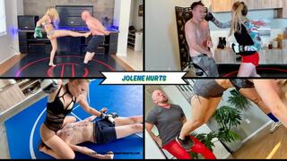 Jolene Hurts - A Compilation of Our Favorite Sexy Sadist Jolene Hexx Dishing Out Her Best Beatdowns - Intense Female Domination As She Breaks Every Boy In Front of Her - UltraHD (MP4)
