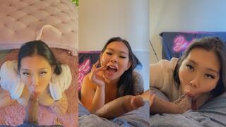 sucking his balls and cock extra sloppy after work POV BLOWJOB CUMSHOT IN MOUTH