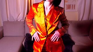 My super sexy orange satin suit JOI [wmv]