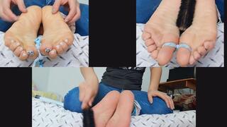 Video Yolanta Tk Sian Lisa and nina only feet