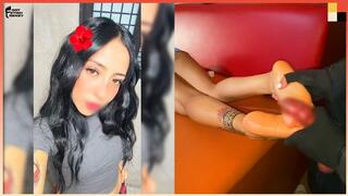 Fucked Her Feet While His Ex Was Hitting Her Phone Just a Day After She Dumped Him