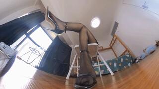 VR360 LELE Stockings High Heel Sandals Humiliate Jamie