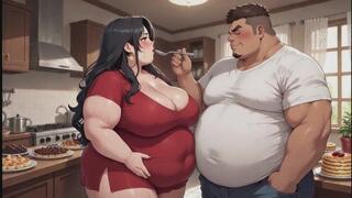 BBW SSBBW Fantasies #9B: Confessions of Our Shared Indulgence (Animated)