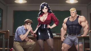 Female Domination Fantasies #10B: Teacher's Ultimate Cuckold Classroom Confession (Animated)