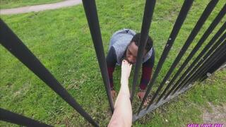 Public Humiliation Hike - Petite White Feet Lure BBC Into Public Foot Worship & Risky Outdoor Footjob Ft Tastie Little Feet & Elitefeetstreet - 4K