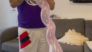 JL and a cheap packet of spiral balloons