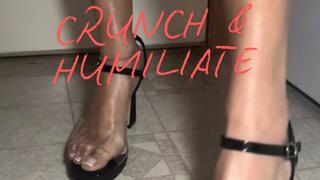 Goldfish Under Heels: Humiliation & ASMR (Crunch Sound Therapy)