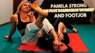 Pamela Strong bjj foot domination worship and footjob