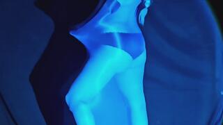 Bodystocking Fetish - Fully Encased and Moving Inside