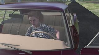 1967 Chevrolet Impala Cranking Template - Emma in a Dress and Flats 1080p